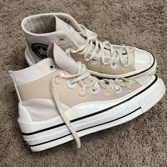 - Like New!!! - Converse Chuck Taylor All-Star 70 - Kim Jones Natural - Retail Price $160 - Mens 7.5 Or Womens 9.5 Kim Jones, Converse Chuck Taylor All Star, Womens Converse, Chuck Taylor All Star, Converse Chuck, Converse Shoes, Chuck Taylor, Cream White, All Star