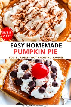 Quick and Simple Pumpkin Pie Recipe You’ll Love Creamy Pumpkin Pie Recipe, Pumpkin Cream Pie Recipe, Libbys Pumpkin Pie, Best Pumpkin Pie Recipe, Pumpkin Pie Recipe Easy, Crustless Pumpkin Pie, Pumpkin Pecan Pie, Best Pumpkin Pie, Thanksgiving Desserts Easy