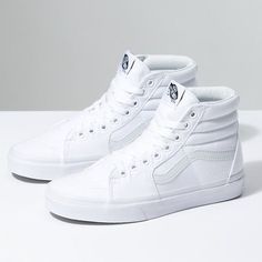 Vans Wallpaper, Vans Classic Old Skool, White High Top Vans, Stefan Janoski, White High Tops, White Vans, Fresh Shoes