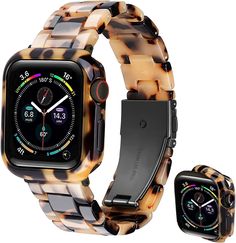 PRICES MAY VARY. Resin Band with bumper perfect fit for apple watch 38mm series 3, series 2 and series 1, All Models Replacement for Apple Watch Band Suitable for 5''-7.67'' Wrist circumference. Removal tool kit included in the package, easy to remove the links and provide the best wearing experience. Water resistant: in general-suitable for wash hands; swimming and snorkeling, but not scuba diving. Luxury, nobility, elegance and durability style enough for work and stylish enough for a travelin Apple Watch 42mm, Iwatch Apple, Apple Watch 38mm, Kids Luggage, Apple Watch Band, Series 3, Apple Watch Series, Watch Case, Casio Watch