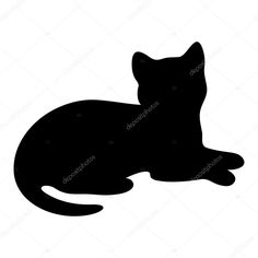 a black cat silhouette on a white background stock photo 549782, shuttered