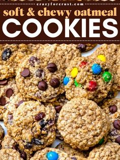 Indulge in easy delicious desserts with these Soft and Chewy Oatmeal Cookies. Enjoy them plain or mix it up with chocolate chips, nuts, raisins, or candy. Simple to bake, endlessly versatile, and always a crowd-pleaser!