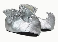 Costume Elf Shoes Silver Cloth Costume Elf Shoes - HalloweenCostumes4U.com - Costume Props & Accessories Costume Contest Winner, Elf Shoes, Halloween Top, Shoes Silver, Costume Contest, Metallic Fabric, Movie Premiere, Silver Shoes, Beetlejuice