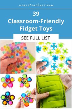 classroom - friendly fidget toys that are fun and easy to make