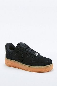 Nike Air Force 1 Black Suede Trainers Nike Air Force 1 Black, Sneaker Heads, Nike Air Force One, Nike Airforce 1, Suede Trainers, Baskets Nike, Nike Air Force Ones, Nike Free Runs