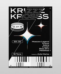 the poster for krizz koss's concert