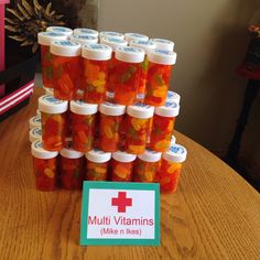 Party Favors For Nurse Graduation, Pill Bottle Party Favors, Nurse Graduation Party Pill Bottle, Pill Bottle Decorations, Pharmacy Themed Party, Medical Theme Party, Residency Graduation Party, Pharmacist Graduation Party, Pharmd Graduation Party