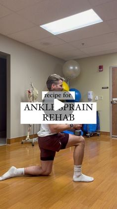 an image of a man doing yoga in the middle of a room with balloons around him