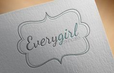 the logo for a clothing company is shown on a white card that reads,'every girl everyone '