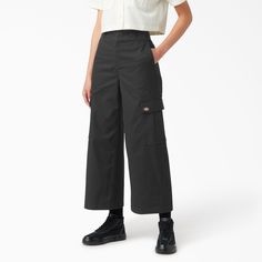 Dickies Women’s Twill Cropped Cargo Pant offers effortlessly cool uniform style with unmatched utility. Inspired by the functional, no fuss work pants Dickies is known for and styled with a distinctive femininity, these cargo pants feature a contoured waistband and wide leg opening. We constructed them out of one of our signature Cotton/Polyester blends that delivers unmatched durability while also providing soft comfort. You’ll find yourself reaching for these year after year, for work and for Cargo Pants Sale, Dickies Cargo Pants, Pullover Cardigan