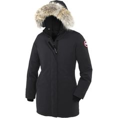 Canada Goose Women’s Victoria Hooded Down Parka Jacket Black 3037l Size Xs Fitted Black Parka With Double-lined Hood, Black Parka For Work, Black Double-lined Hooded Outerwear For Work, Black Double-lined Hood Workwear Outerwear, Fitted Black Outerwear With Drawstring Hood, Winter Workwear Parka With Double-lined Hood, Fitted Hooded Parka For Workwear, Canada Goose Victoria Parka, Canada Goose Parka