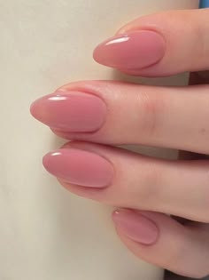 Almond Nails Dusty Rose, Short Dusty Rose Nails, Rose Pink Almond Nails, Dusty Rose Almond Nails, Gel Nails Ideas Spring Short Pink, Soft Mauve Nails, Dusty Pink Almond Nails, Soft Pink Wedding Nails, Pink Nails Spring 2024