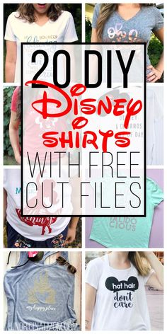 disney shirts with free cut files