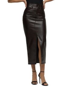 Hudson Faux Leather Pencil Skirt Faux Leather Pencil Skirt, Leather Pencil Skirt, Womens Pencil Skirts, Leather Cleaning, Leather Skirt, Vegan Leather, Pencil Skirt, Winter Fashion, Womens Skirt