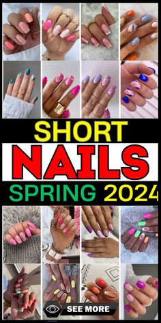 Embrace the simplicity and elegance of 2024 with our short spring nails ideas. From square to gel, find the perfect design to enhance your natural beauty Spring Gel Nails Ideas, Acrylic Nails Designs, Simple Spring Nails, April Nails, May Nails, Spring Acrylic Nails, Spring Nail Trends, Square Nail Designs, Cute Spring Nails