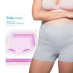 Frida Mom Postpartum Disposable Knickers | 100% Cotton, Microfibre Boyshort Cut Knickers with Super Soft, Stretchy and Breathable Fabric | Size Regular, 8ct Frida Mom, Panty Design, Maternity Intimates, Skin Care Salon, Dermatological Skin Care, Postpartum Recovery, Latex Free, Postpartum