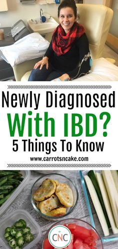 Being diagnosed with IBD was certainly overwhelming for me when it happened over 5 years ago. I've learned a lot since being diagnosed and realize just how many mistakes I've made along the way. I want to share 5 things I wish I had know with those of you at the beginning of your IBD journey so that you learn from them instead of suffering longer than you need to.  Newly Diagnosed with IBD? 5 Things to Know https://carrotsncake.com/newly-diagnosed-with-ibd-5-things-to-know/  #IBD #autoimmune #co Ibd Friendly Recipes, Irritable Bowel Disease Diet, Ibd Aid Recipes, Ibd Diet Recipes, Ibd Recipes, Ibd Diet, Fibroid Diet, Irritable Bowel Disease