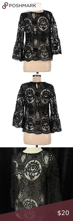 Black Lace Flare Sleeve Top Flare Sleeve Top, Flared Sleeves Top, As It Was, Flared Sleeves, Black Lace, Sleeve Top, Topshop, Lace