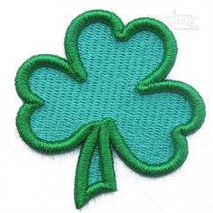 a four leaf clover is shown on a white background