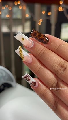 College Nails, Long Acrylic Nail Designs, Duck Nails, Girly Acrylic Nails, Acrylic Set, French Acrylic Nails, Pink Acrylic, Pink Acrylic Nails, Nail Bar