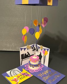 Made By JustSuperArt Easy Birthday Ideas For Mom, Birthday Ideas Crafts Diy Gifts, Birthday Gift Ideas Card, Gifts For Best Friends With Paper, Paper Explosion Box Diy, Birthday Diy Ideas Handmade Gifts, Birthday Craft Ideas For Dad, Bday Gift Handmade Ideas, Happy Birthday Cards Handmade Aesthetic