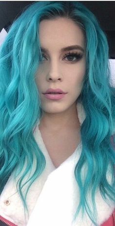 Trendy We Fryzurach, Teal Hair, Turquoise Hair, Hair Color Purple, Hair Color Blue, Ombre Hair Color, Pastel Hair, Cool Hair Color, Grunge Hair