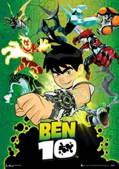 ben 10 movie poster with the characters