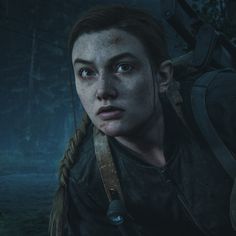 the last of us character looking into the camera