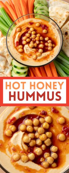 hot honey hummus veggie platter Hummus Recipe Low Calorie, Hot Honey Hummus Recipe, Peanut Butter Hummus Recipe, Hummus Boards Ideas, Hummus Dip Ideas, Hummus Topping Ideas, Honey Hummus, Hummus Snacks, Sweet Hummus