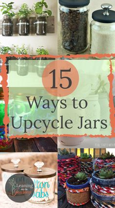 the top ten ways to upcycle jars