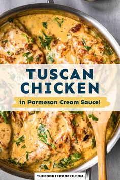 tuscann chicken in parmesan cream sauce