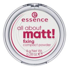 all about matt! fixing compact powder – essence makeup Alat Makeup, Makeup 2017, Lip Scrubs, Compact Powder, Shiny Skin, Translucent Powder