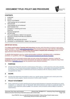 a document with the title and page numbers on it, including two different types of documents