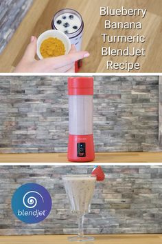 the blueberry banana turment blender recipe