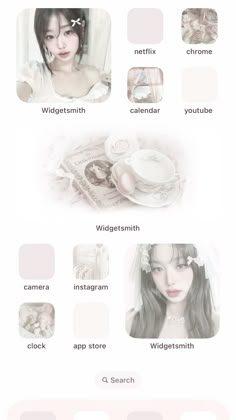 an info sheet showing the different types of hair and makeup