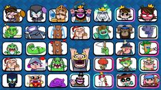 an image of many different characters in the game