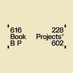 two black and white logos with the words book projects bpp, bl02