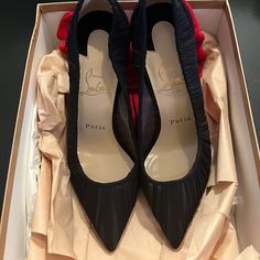 New In Box Beautiful Cl Pump Christian Louboutin Shoes Pumps, Black Christian Louboutin Heels, Elegant Shoes Heels, Shoe Goals, Christian Louboutin So Kate 120, Red Sole Heels Christian Louboutin Shoes, Christian Louboutin Iriza, Christian Louboutin Shoes Heels & Wedges, Ostrich Legs