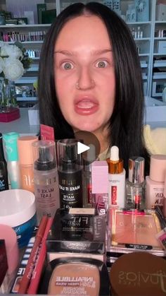 281K views · 7K reactions | A FULL BEAT ON A BUDGET YASSS!!! | A FULL BEAT ON A BUDGET YASSS!!!
 #makeup #beauty #drugstore #beautyonabudget | By Beauty by Mikayla Jane | A lot of drugstore makeup on
the market but these these are my ride or dies. These are my
holy grails. The products I come back to again and again
and again. A lot of really good affordable **** out there.
Let's do this. Nick's brow glue and I got backups for my
backups. It's exactly what it says. Glue for your brows. Now
these brows ain't going to move. Nick's brow pencil.
Period. This pencil's been around forever and for good
reason. Top it off with Maybelline Build A Brow. An
incredible brow pen. I always use a brow in at the end to
just add a little bit more dimension and more hair like
strokes. The $10 Elf eye shadow Brow Glue, Brow Pen, Face Time, Drama Queen, Face Forward, Brow Pencil, I Feel Pretty, Drugstore Makeup, Brow Pencils