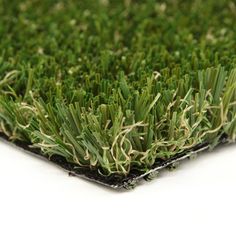 artificial grass that looks like it has been cut in half