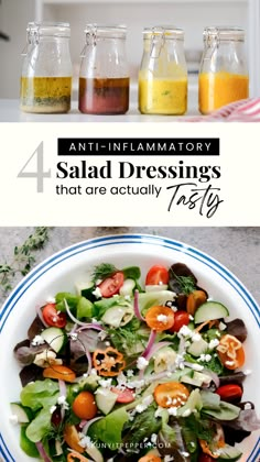 four salad dressings that are actually tasty