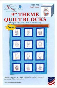 the quilt book cover for 9 th theme quilt blocks