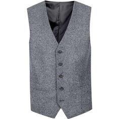 TOPMAN Selected Homme Grey Salt and Pepper Wool Rich Waistcoat ($75) ❤ liked on Polyvore featuring men's fashion, men's clothing, men's outerwear, men's vests, grey, mens wool vest, mens gray vest, mens grey wool vest, mens grey vest and mens wool outerwear Grey Wool Vest, Mens Wool Vest, Gray Vest, Men's Vests, Grey Vest, Mens Vests, Men's Outerwear, Wool Vest, Mens Outerwear