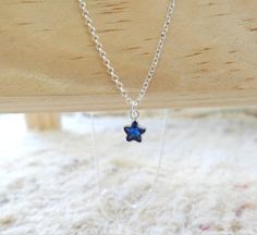 "Dainty and simple blue sapphire star necklace. Please choose your favorite necklace length at checkout. All lengths have a one inch extender, that way you'll have some wiggle room to play with the length. For example, if you choose a 14 inches necklace length, you'll have options to close the necklace at any length between 14 inches and 15 inches. ⇒ MATERIALS Entirely made of .925 sterling silver and a zircon. ⇒ LENGTH Available in several lengths at checkout. Kindly choose your favorite. All l Blue Sterling Silver Necklace With Star Charm, Turquoise Heart Necklace, Necklace Star, Turquoise Heart, Star Pendant Necklace, Big Rings, Women Necklace, Valentines Necklace, Teardrop Necklace