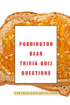 Paddington Bear Trivia Quiz Questions - The Trivia Quiz Site