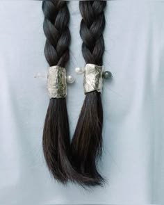 Two Hair Braids, Unique Hair Accessories, Hair Jewellery, Hair Braids, Monday Morning, Hair Jewelry