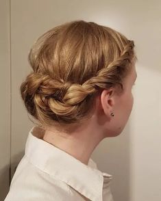 19 Gorgeous Braided Updo Hairstyles You Must Try Refreshing Braids, Sleek Braid, Braided Top Knots, Side French Braids, Cute Braids