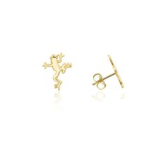 Description: 14k Solid Gold Small Frog Stud Earrings Item No.: Bon062 Metal Type: 14k Solid Gold (Stamped 14k), Available In 10k Metal Color: Yellow Gold Measurement: Est. Weight: 0.72 Grams. Height: 0.35" (9.0 Mm) Width: 0.28" (7.1 Mm) Brand New Made To Order. Might Take 3-5 Days To Be Shipped. Whimsical Yellow Nickel-free Earrings, Frog Stud Earrings, Gold Factory, Small Frog, Shine Jewelry, Fine Jewellery Earrings, Metal Color, Solid Yellow, 10k Gold