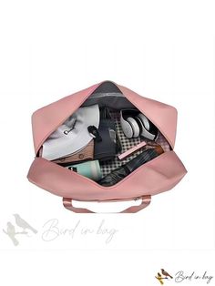 Bird in Bag - Waterproof Luggage Organizer Packing Bag and Duffel for Clothes Storage and Travel Foldable Casual Travel Bag For Outdoor, Casual Foldable Travel Bag For Outdoor, Practical Foldable Travel Bag For Outdoor Activities, Pink Large Capacity Travel Accessories For Weekend Trips, Practical Foldable Nylon Travel Bag, Functional Foldable Travel Bag For Weekend Trips, Pink Travel Accessories For Weekend Trips With Large Capacity, Functional Pink Travel Accessories For Weekend Trips, Functional Pink Travel Bag For Outdoor Activities