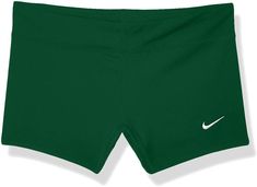 PRICES MAY VARY. Nike volleyball shorts are made of 80% Polyester/20% Spandex Dri-FIT fabric to wick away sweat and help keep you dry and comfortable during those all day tournaments Lined inseam gusset for extra comfort and natural range of motion Embroidered Swoosh design at lower left leg Flexible performance fit to increase your mobility during intense volleyball play. Protective lined crotch gusset. Embroidered Swoosh. 88% polyester/12% Lycra . 3.75" inseam. Imported. Nike Volleyball Shorts, Volleyball Clothing, Volleyball Spandex, Nike Volleyball, Volleyball Shorts, Women's Volleyball, Women Volleyball, Rich Women, Overalls Pants